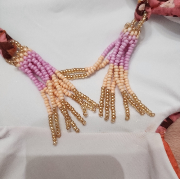 SOLD Farm Rio Halter Cutout Swimsuit - Picture 13 of 13